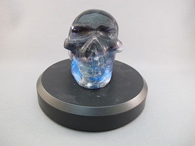 Deep Purple Amethyst Crystal Skull